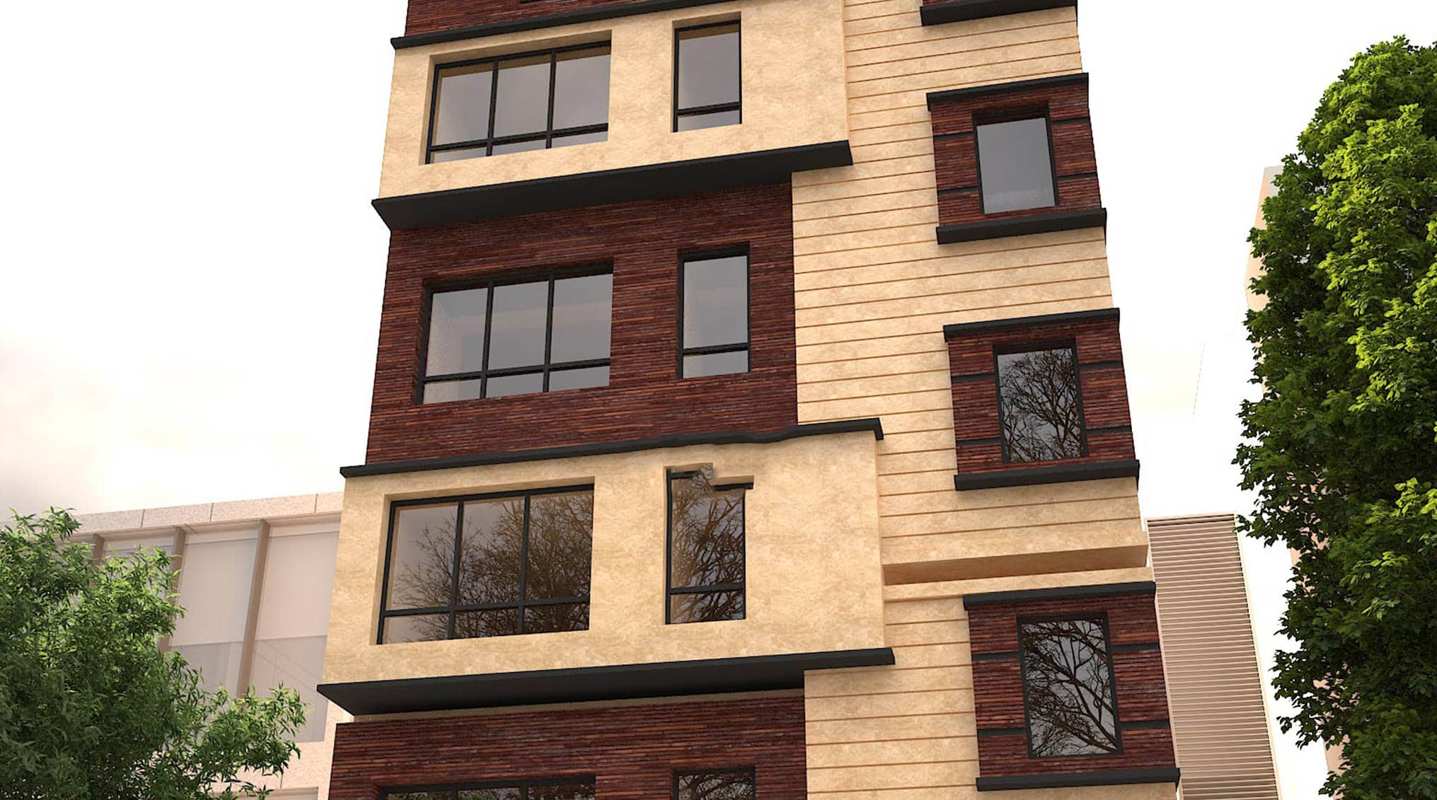 تصویر نمای یک ساختمان