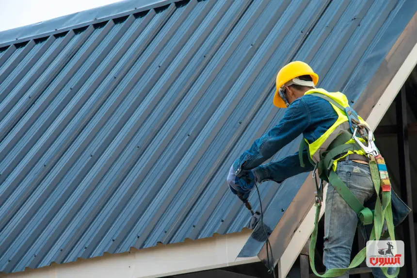 سوراخ کاری سقف گالوانیزه