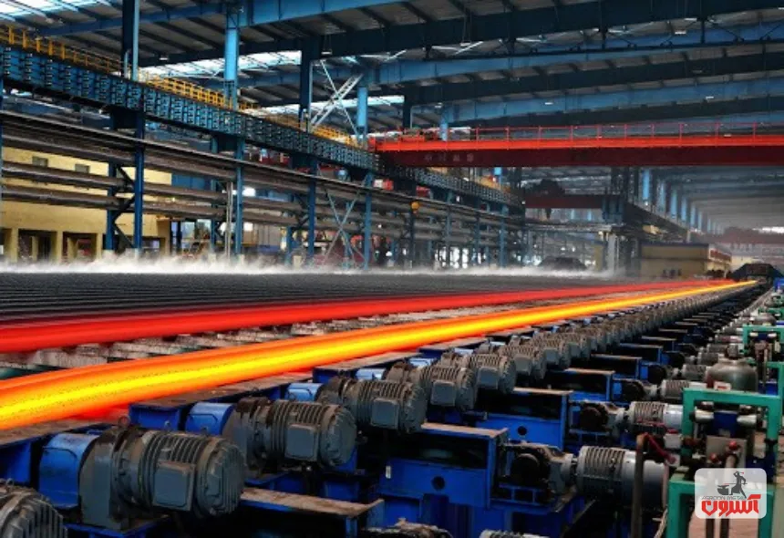 تصویر کارخانه آهن و فولاد در تبریز