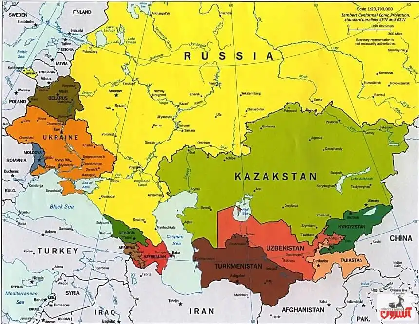 نفشه منطقه cis