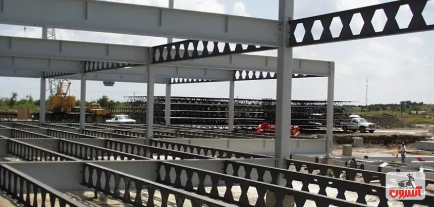 اسکلت فلزی با  تیرآهن CNP