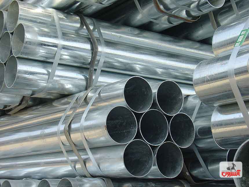 لوله درز دار آهنی