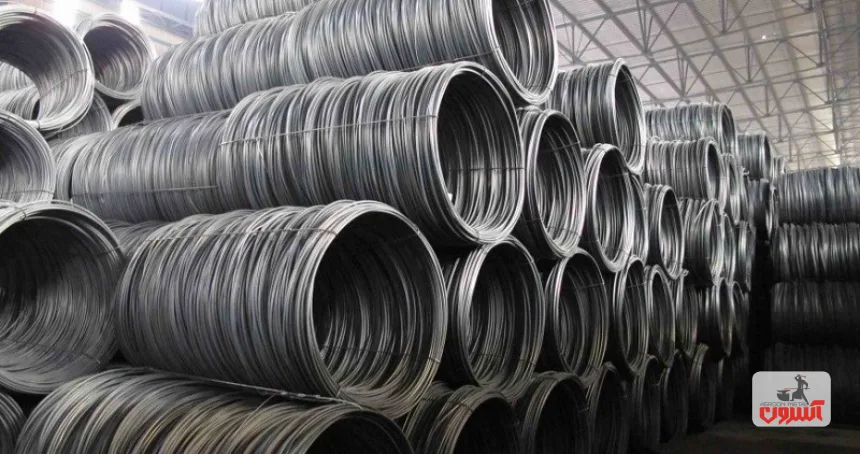 انبار میلگرد کلاف