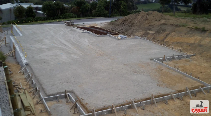 بتن ریزی در فونداسیون