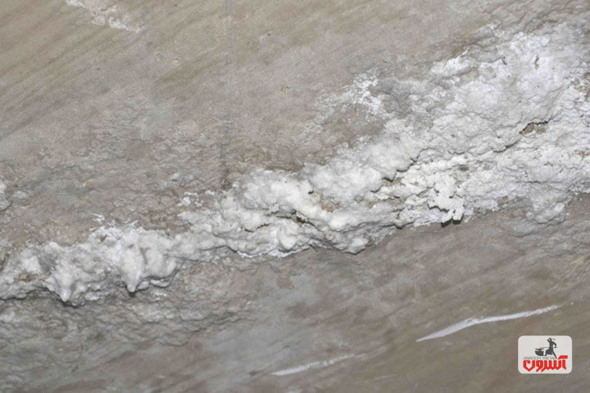 وجود شوره روی ورق گالوانیزه