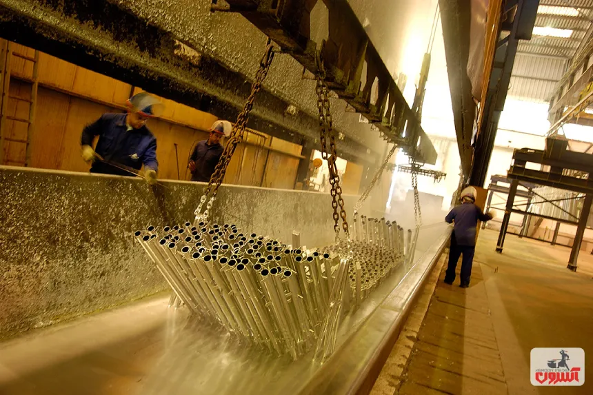 نحوه تولید لوله گالوانیزه 