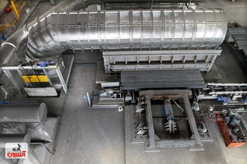 خط تولید کارخانه صبا فولاد