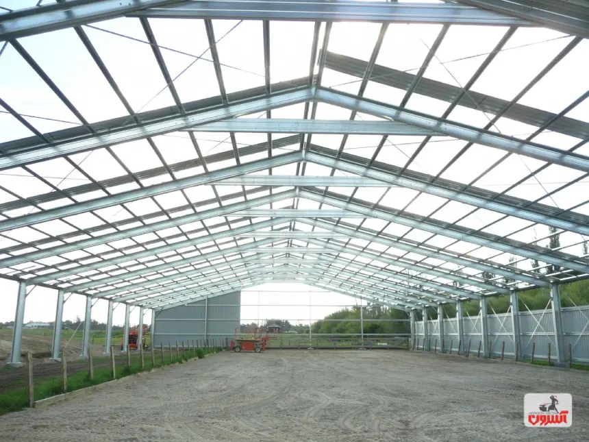 آماده سازی سوله خرپایی