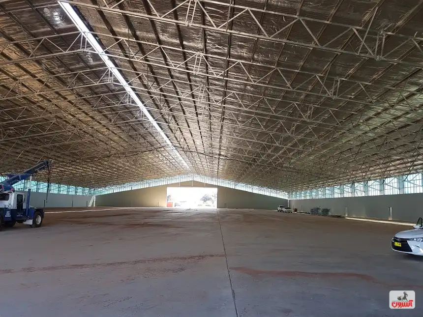 تصویری از سوله خرپایی