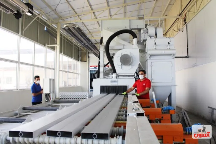 تولید پروفیل آلومینیومی