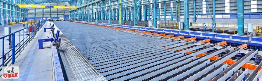 خط تولید میلگرد بافق یزد