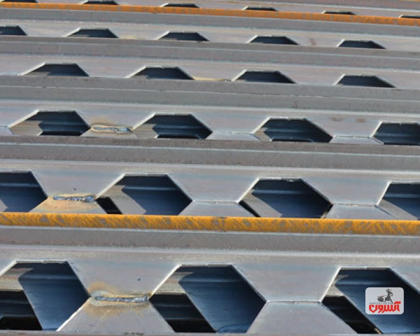 تیرآهن لانه زنبوری