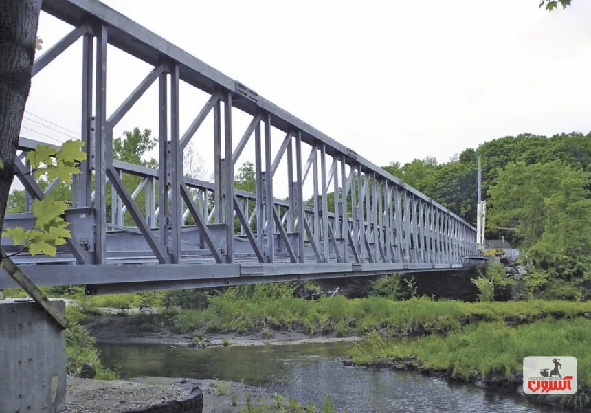 کاربرد تیرآهن در پل سازی