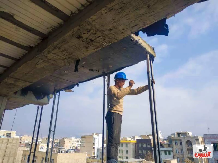 نحوه نبشی کشی ساختمان