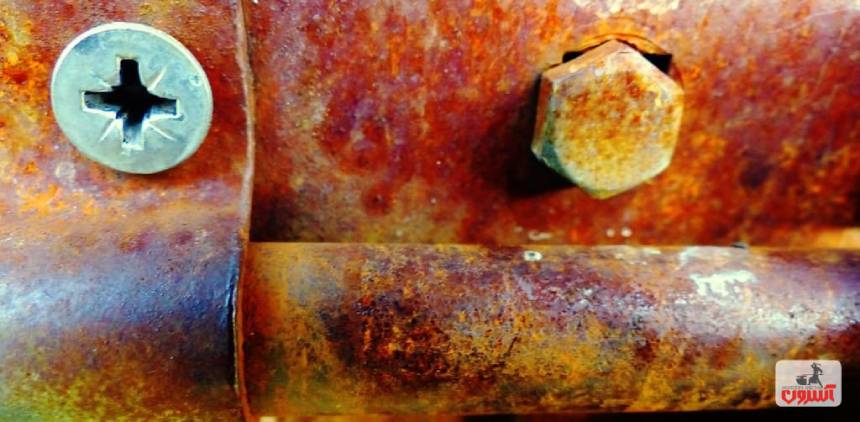 زنگ زدن ورق سیاه
