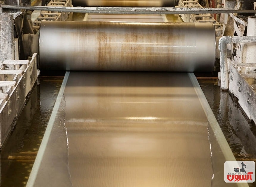 غوطه وری در حمام روی مذاب در فرایند گالوانیزاسیون