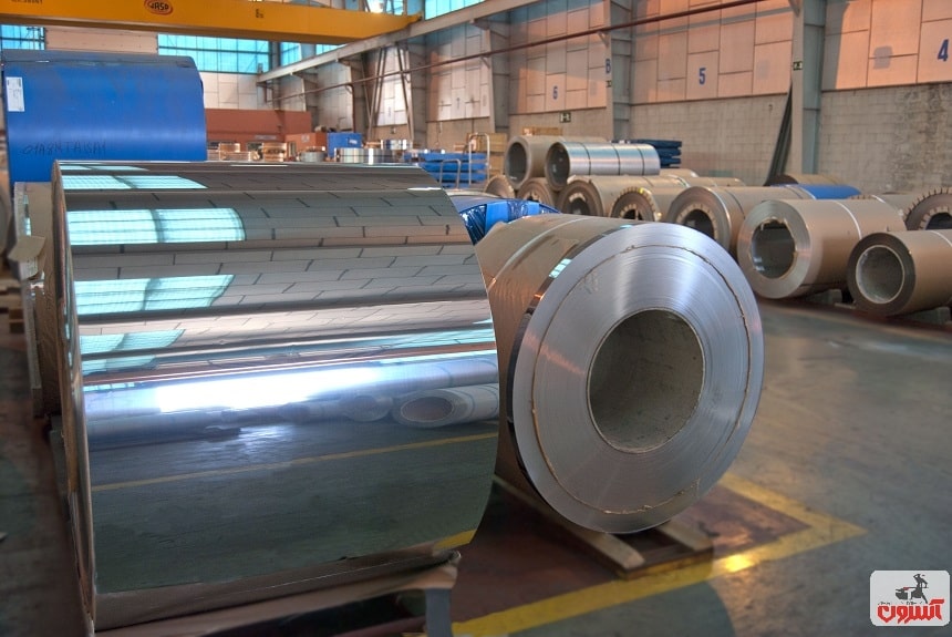 ورق روغنی فولاد غرب آسیا