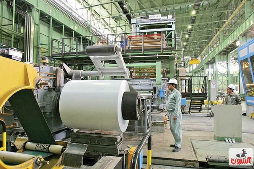 ورق رنگی فولاد مبارکه