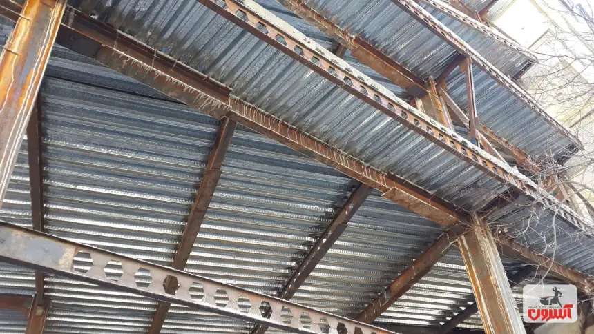 سقف عرشه فولادی