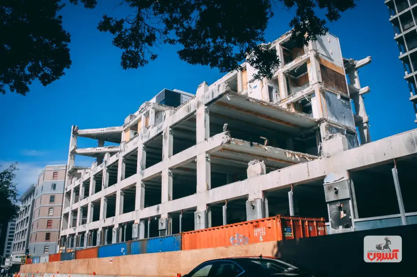 عکس سازه بتنی