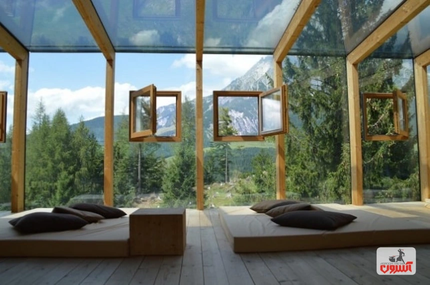 استفاده از چوب شفاف برای ساخت خانه