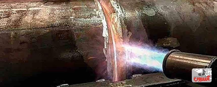 جوشکاری لوله فولادی با گاز بی اثر