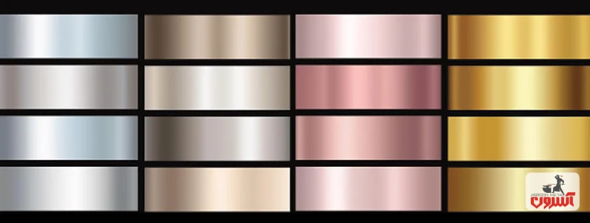 رنگ های ورق استیل رنگی