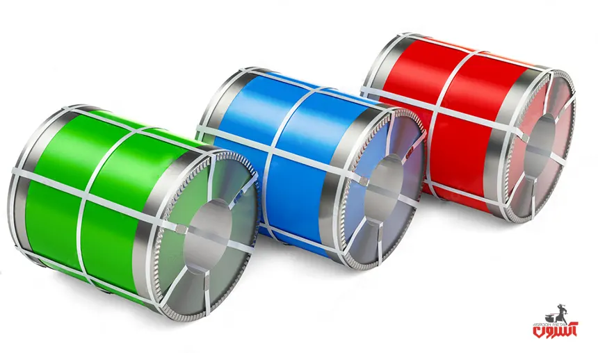 ورق استیل رنگی