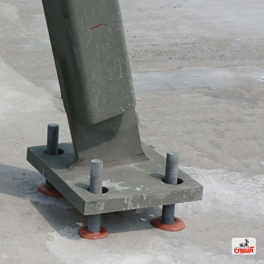 کاشت میلگرد با چسب