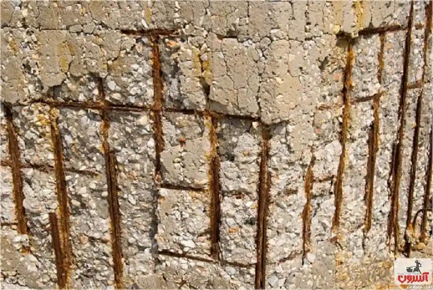 خوردگی میلگرد در بتن