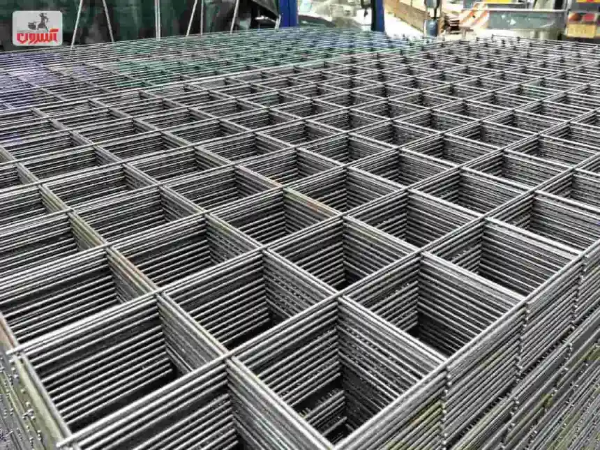 مش میلگرد مورداستفاده در ساختمان