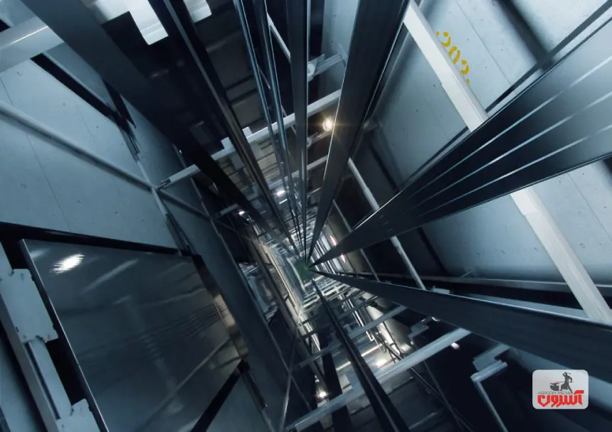 نقش نبشی در چاه آسانسور