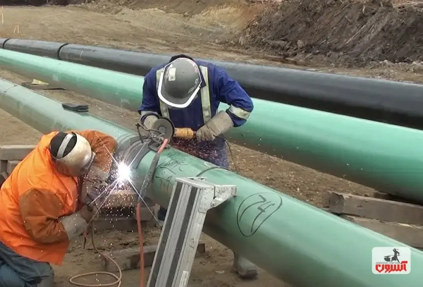 اتصال لوله ها به روش جوشکاری