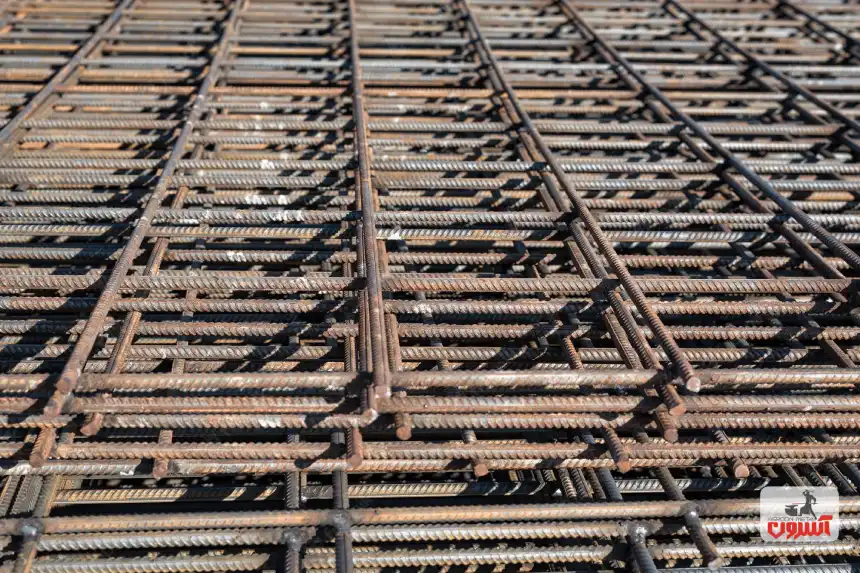 نمونه مش میلگرد